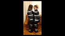 Kamilla and Talika06 - Both trash bag packed (video)