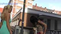 068028 Ling Takes A Risky Pee In The Side Street