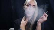 Seductive smoking with a mature lady