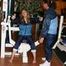 Leonie and Stella during their workout in a fitness studio wearing sexy rainwear combinations (Pics)