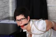 Tight secretary bondage