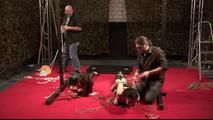 JJ Plush & Raven Cee Hogtied at BoundCon