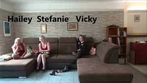 Hailey, Stefanie und Vicky - Lehrstunde für Stefanie 3 Teil 3 von 5