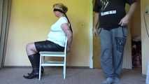 Cuffed on a chair 002