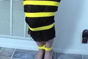 Video: Hot Blonde Bound to the Stairs and Helpless