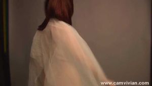 Sensually pleasing myself all while wearing a veil