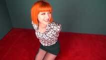 1013b Blouse and Fishnets Part 2 Amber