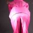 Mara wearing a sexy pink rainsuit posing infront of the camera in a studio (Pics)