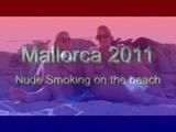 Nude girls are smoking
