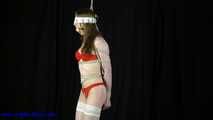 First lingerie bondage with Mitzi