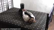 her first tapehogtie 2/3