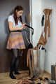Crazy nylon school girl Antonia (233 images)