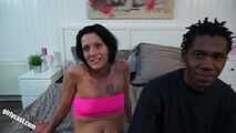 Skinny Fiona's first Big Black Cock