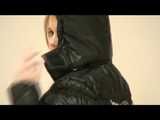 Get 3 Archive Video Clips with Samantha enjoying  her shiny nylon downwear in one package from 2012-2014