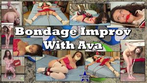 Bondage Improv With Ava - The Complete Video - Ava Sinclaire