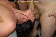 Fotoserie: Gang Bang Party Extrem mit Spermastute Xenia