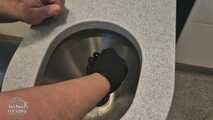 Public Restroom Licked Clean