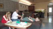 Gina and Stefanie - The Entrance Exam 1 Part 2 of 4