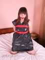[From archive] Miras tied up in trash bag dress. Part 1 of 2