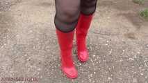 Gummistiefel Einweihung