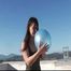 barefoot balloon trampling