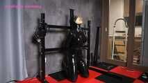 Xiaomeng Breathplay Punishment in Latex Suit and High Shoes