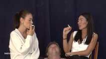 Mistresses Natasa's and Olga's cigarette break