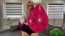 your girlfriend finds your balloons and pops all