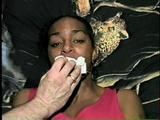 BLACK COLLEGE STUDENT MOUTH STUFFED, HANDGAGGED & DUCT TAPED (D18-12)