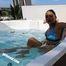 Hot Gloria gets fucked on the roof top terrace and swallows well