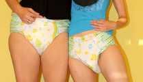 Me and my diapered girlfriend are wearing Sexy diapers