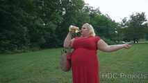 The drunk big girl