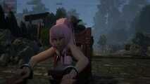 GoL Anime pink hair slave fucked by goblin gang