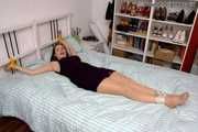 Leonie - Tied up in bed