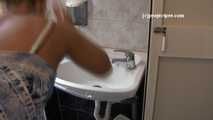 023106 Ewa Pees In The Valletta Cafe Toilet