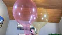 single and double pump2pop twelve balloons