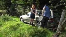 Aurora tied to car 1/2