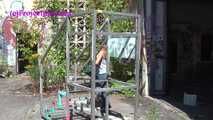 020169 Kathy Pees From An Old Platform