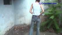 095002 Denise Pees In A Basement