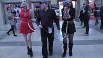 Public Bondage Walk in Heavy Steel