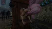 GoL Anime pink hair slave fucked by goblin gang