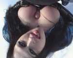 Pictures Outdoor in the Snow - Blowjob – Titjob – Cum on my Boobs