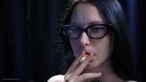Smoking Seduction - Intriguing Lady in White. 2 reds in a row.