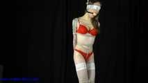 First lingerie bondage with Mitzi