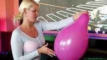 Blow2Pop pink promotional balloon