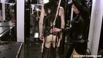 Sissy learn to walk