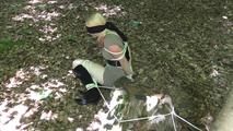 Jessy tied in the forest 2/2