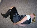 Hogcuffed on the floor