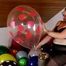 sexy helium overinflating five balloons