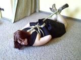 Sandra hogtied 3/4